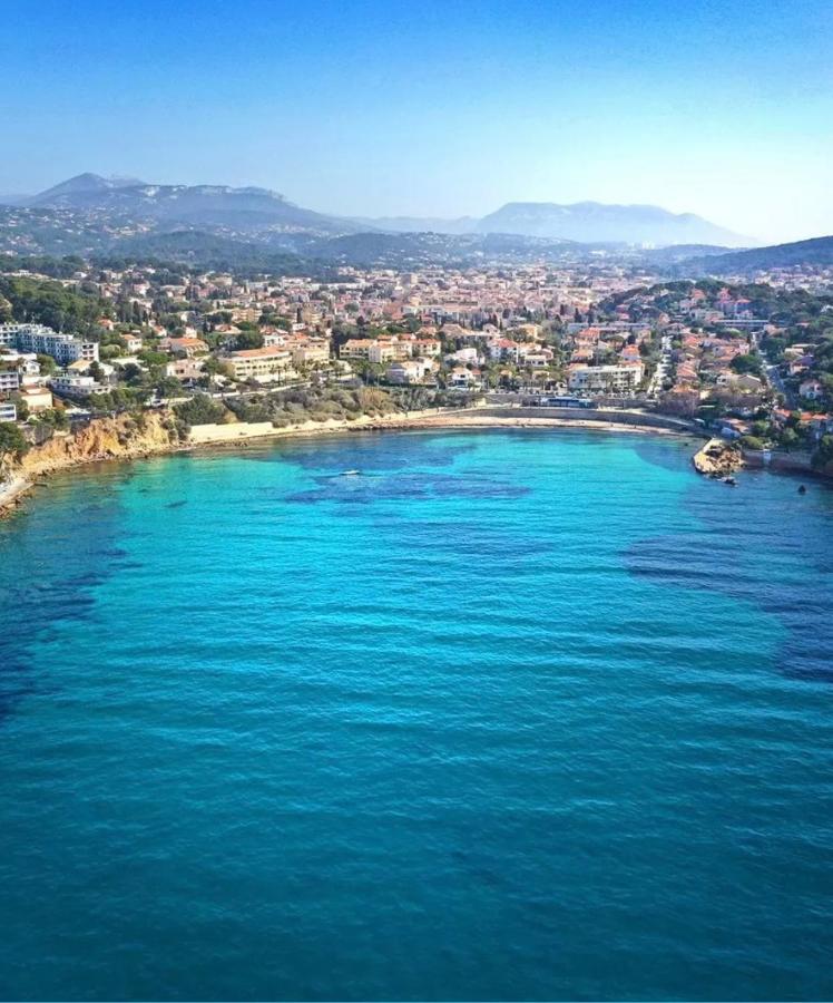 Confortable T2 Vue Mer Avec Terrasse Amenagee Et Parking Prive, Plage Et Port A Pied Sanary-sur-Mer Exterior foto