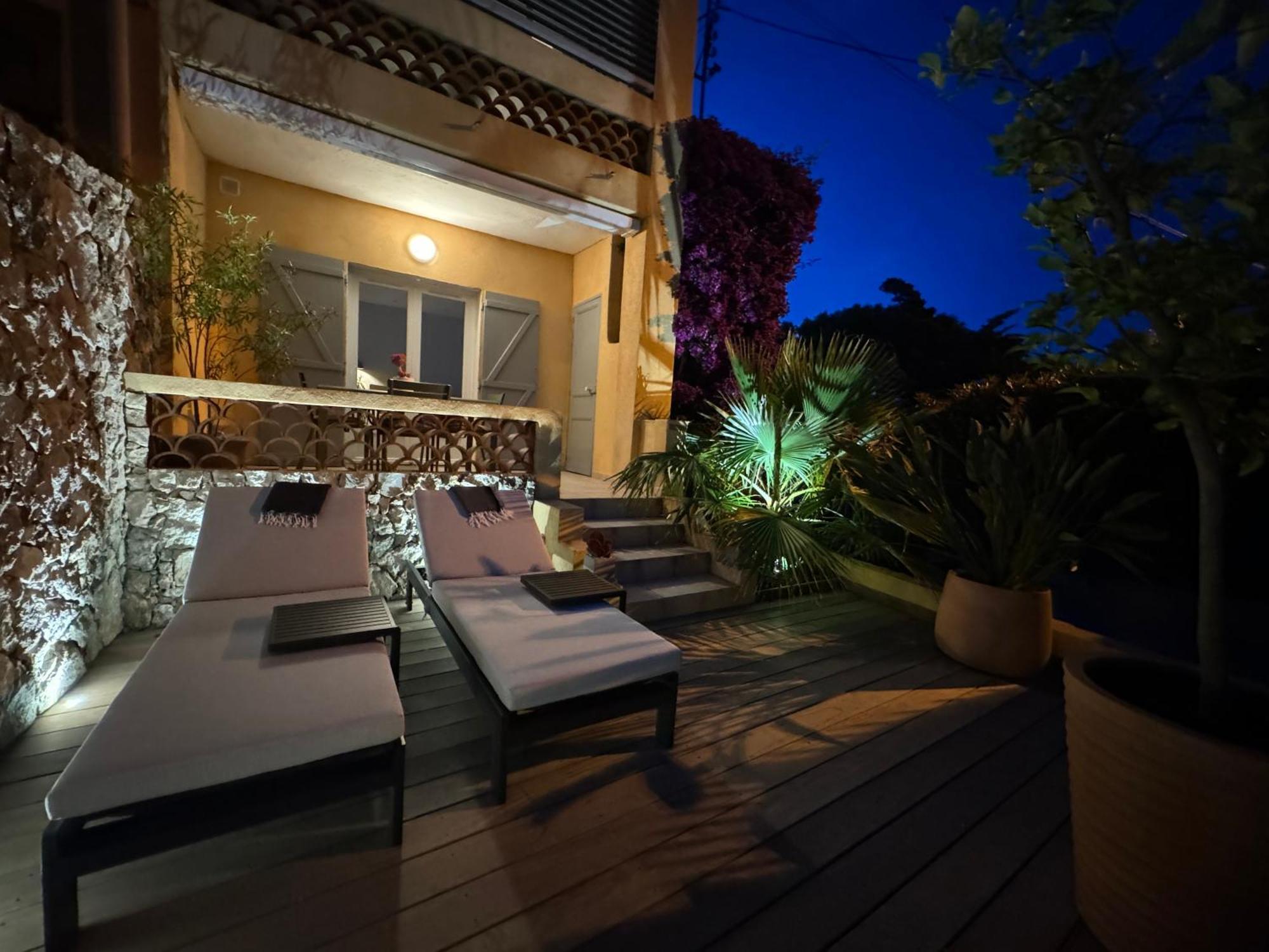 Confortable T2 Vue Mer Avec Terrasse Amenagee Et Parking Prive, Plage Et Port A Pied Sanary-sur-Mer Exterior foto